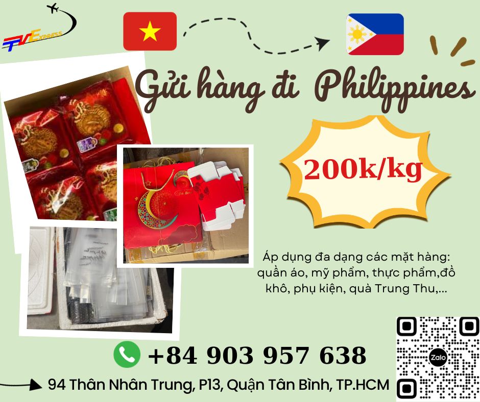 Gửi hàng đi Philippines